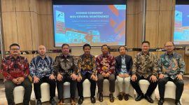Perwakilan Pertamina Patra Niaga, Astra UD Trucks, dan Elnusa Petrofin berfoto bersama usai penandatanganan MoU General Maintenance di Jakarta, 27 Januari 2026. (Foto: Dok. Elnusa Petrofin)