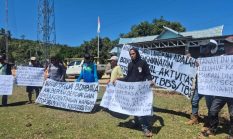 Unjuk Rasa Sejak Pagi, Warga Pongkalaero-Puununu Soroti Pembebasan Lahan PT BBS/TBS